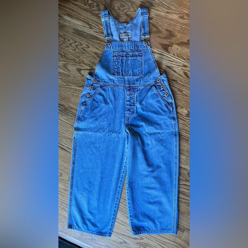 Vintage London Jean Cropped Ovealls